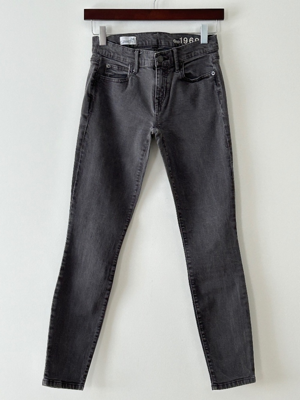 Gap 1969 Gray Skinny Legging Jeans Size 24